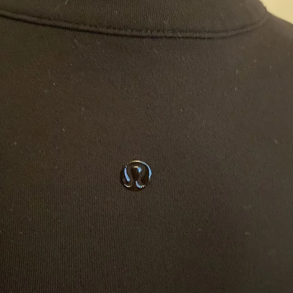 Lululemon Black Athletic Zipper Closure Athleisure Jacket Gym Workout Yoga